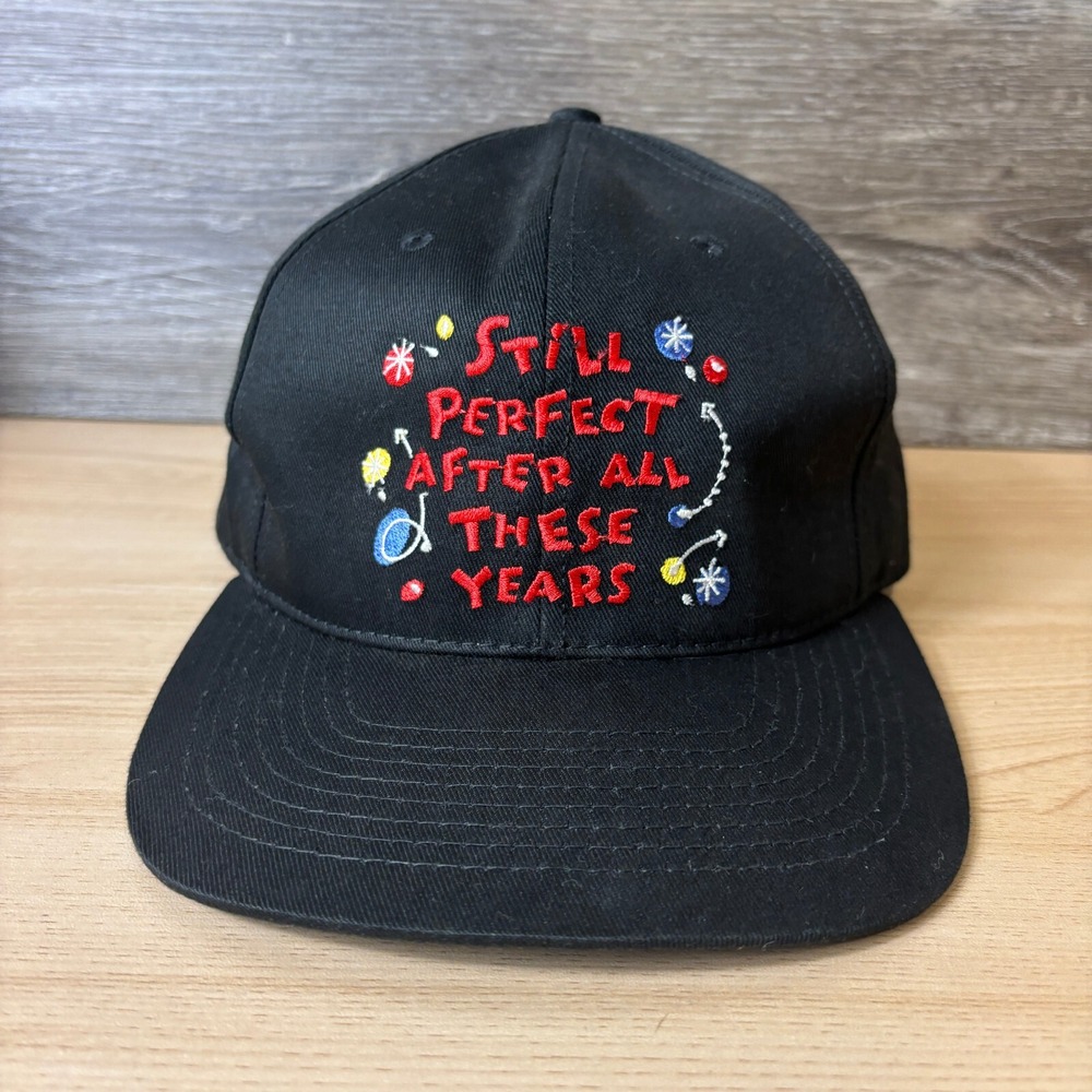 Vintage Still Perfect After All These Years Hatโ Cap Snap Back Black Adjustable